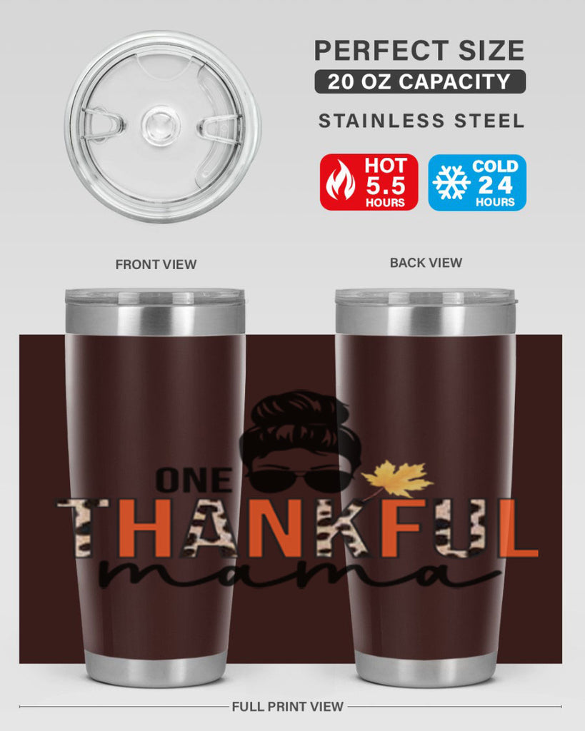 One thankful mama 463#- fall- Tumbler