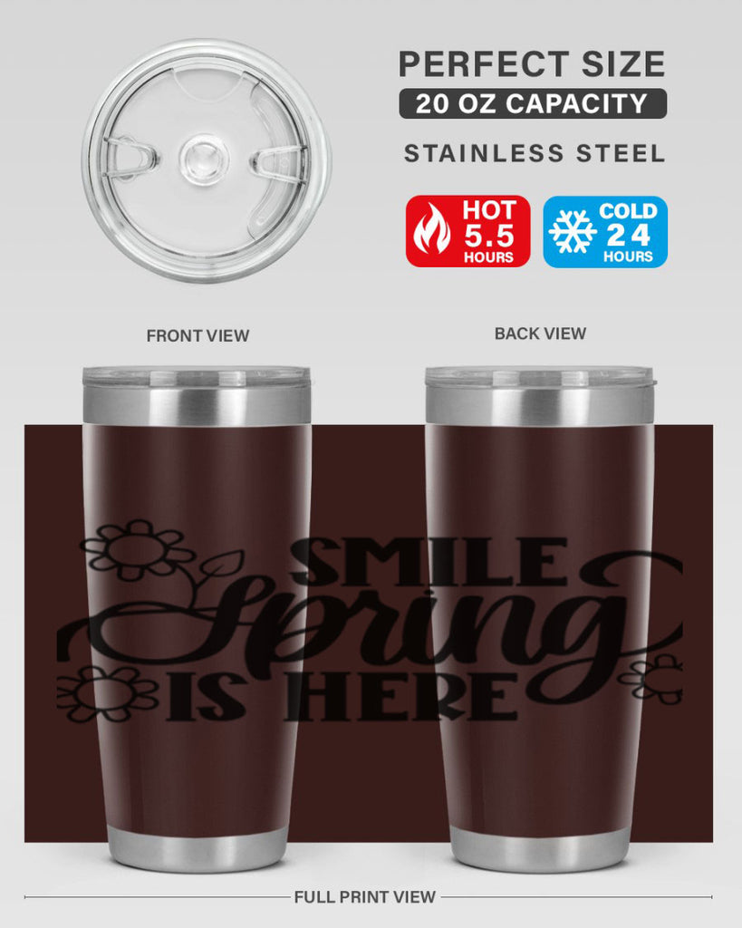 PNG_Smile Spring Is Here395#- spring- Tumbler