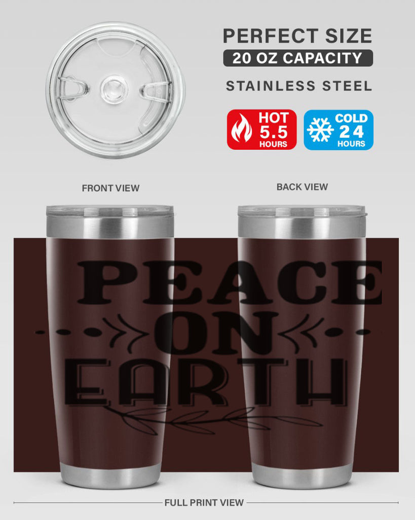 Peace on Earth 334#- winter- Tumbler