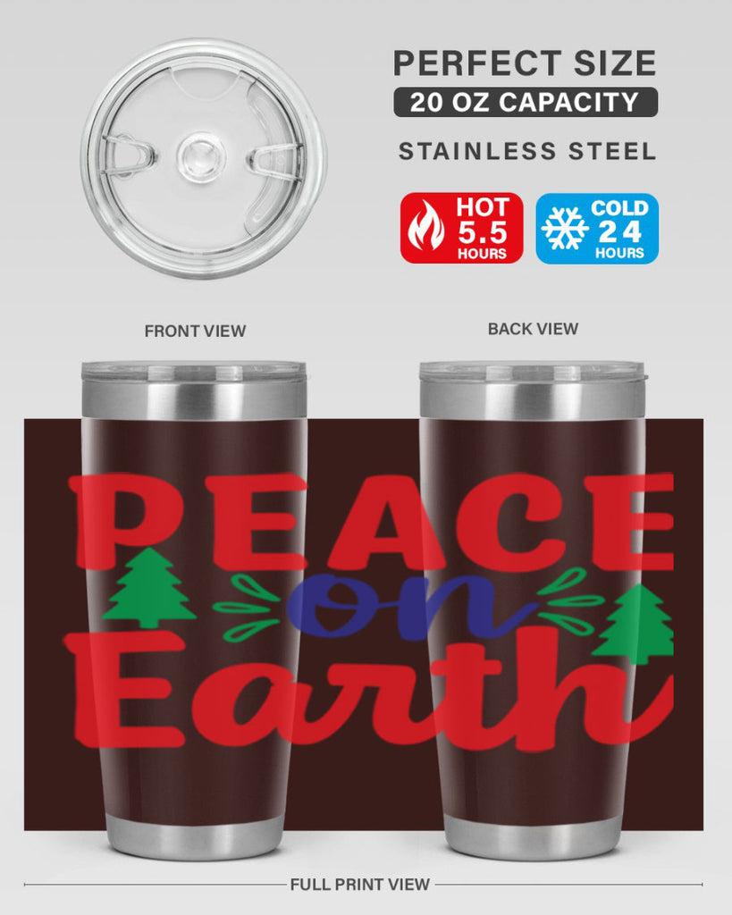 Peace on Earth 336#- winter- Tumbler