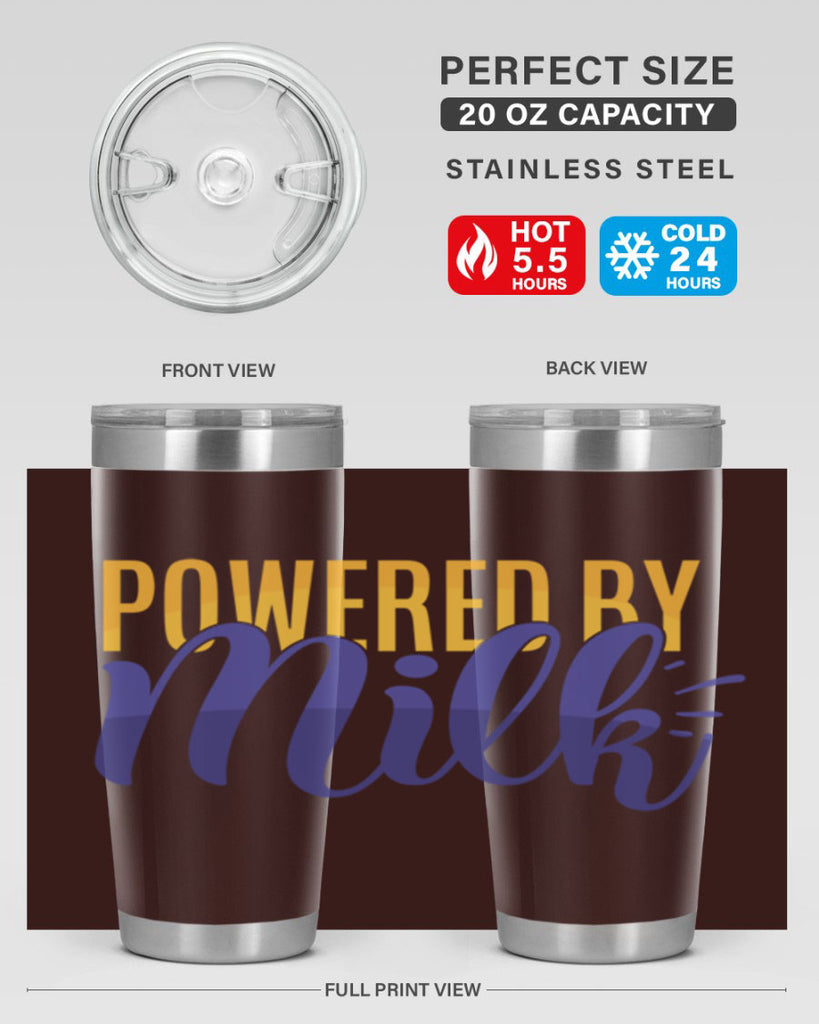 Powered By Milk Style 204#- baby- tumbler