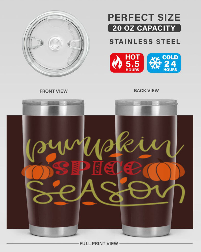 Pumpkin Spice Season 558#- fall- Tumbler