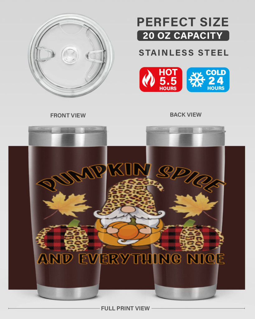 Pumpkin Spice and Everything Nice 534#- fall- Tumbler