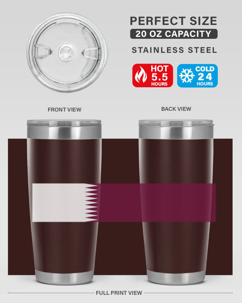 Qatar 56#- world flags- Tumbler