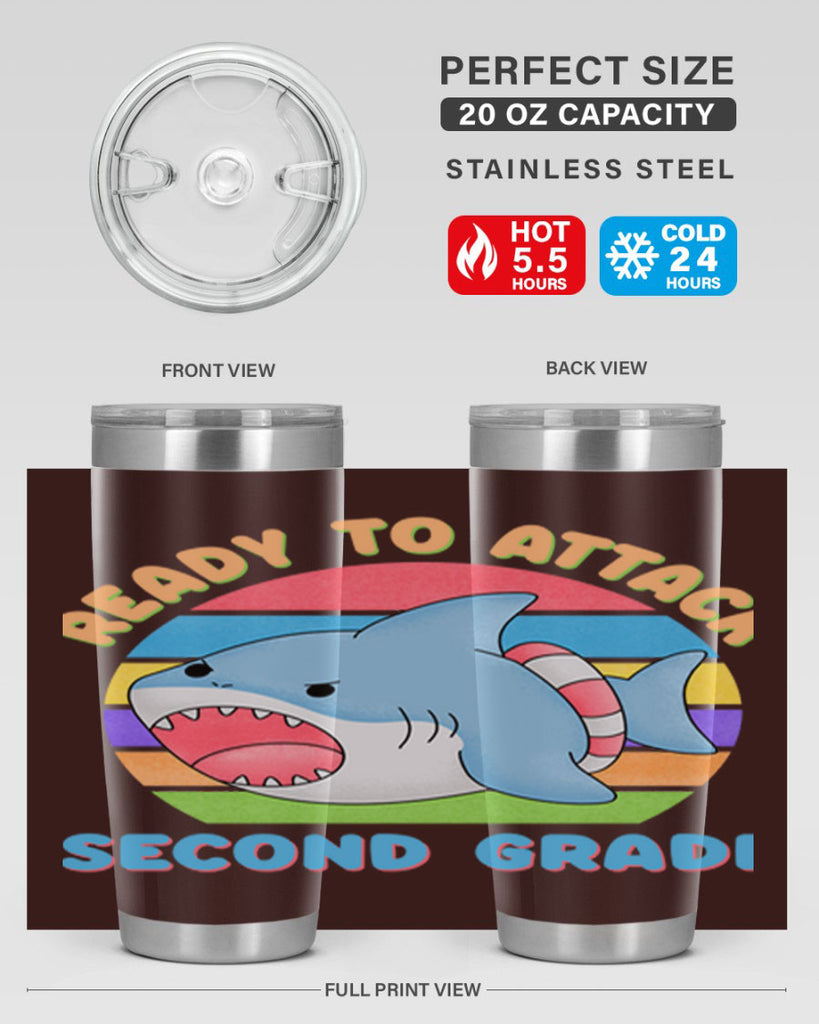 Ready to Attack 2nd Grade 19#- second grade- Tumbler