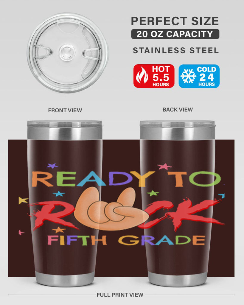 Ready to Rock 5th Grade 23#- 5th grade- Tumbler