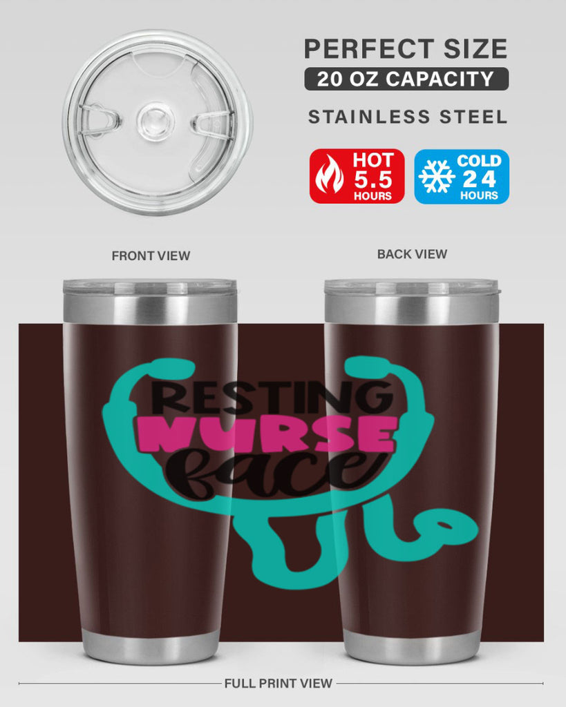 Resting Nurse Face Style Style 57#- nurse- tumbler