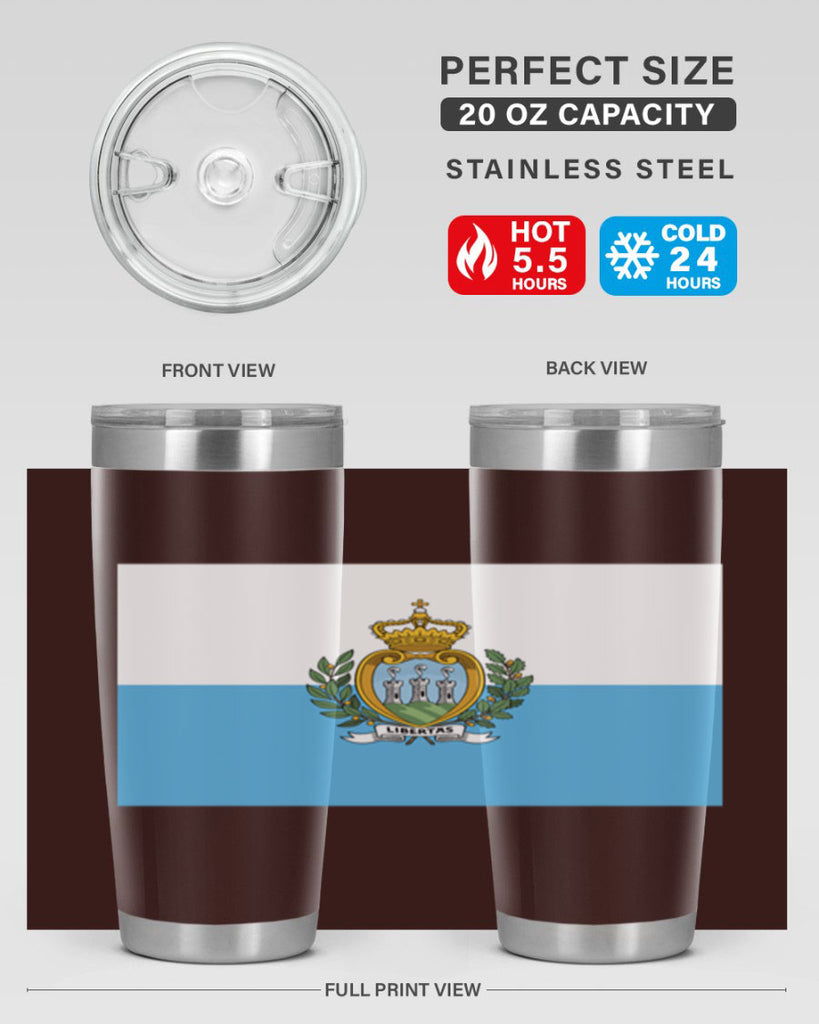 San Marino 48#- world flags- Tumbler