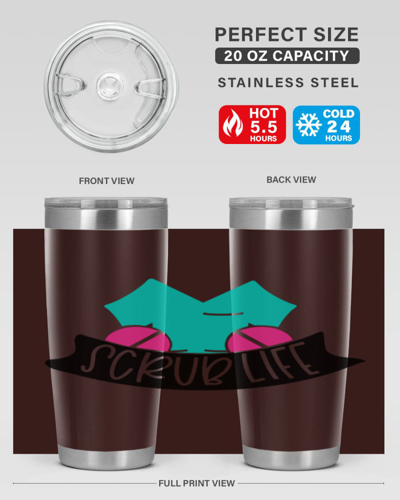 Scrub Life Style Style 45#- nurse- tumbler