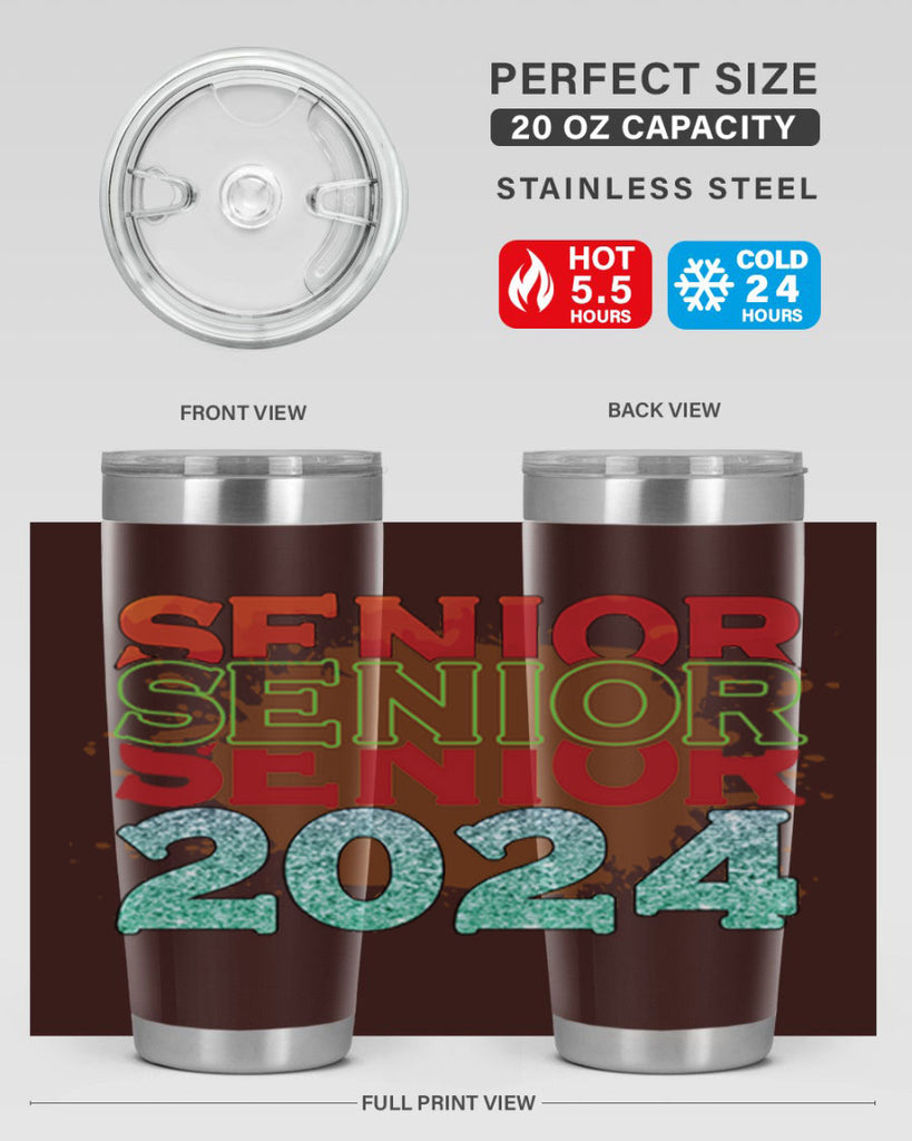 Senior 2024 1 11#- 12th grade- Tumbler