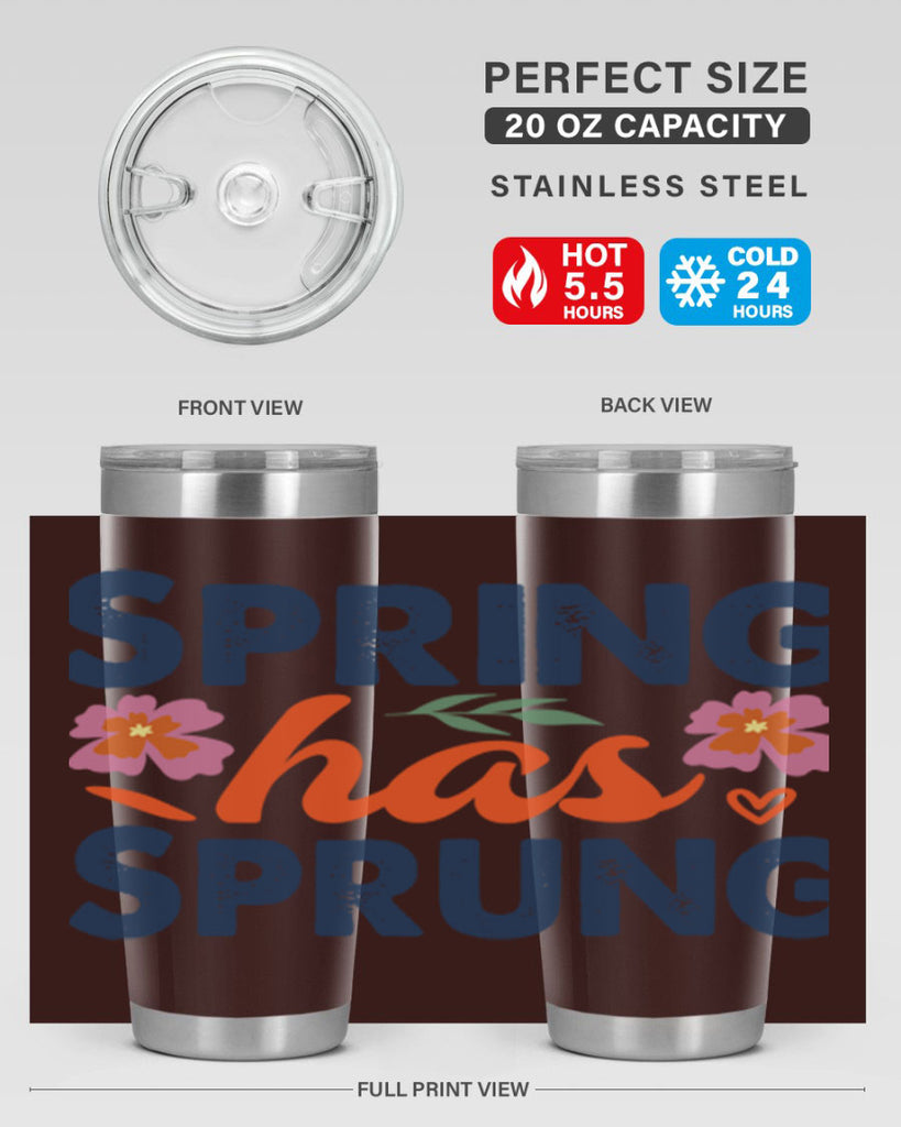 Spring Has Sprung  494#- spring- Tumbler
