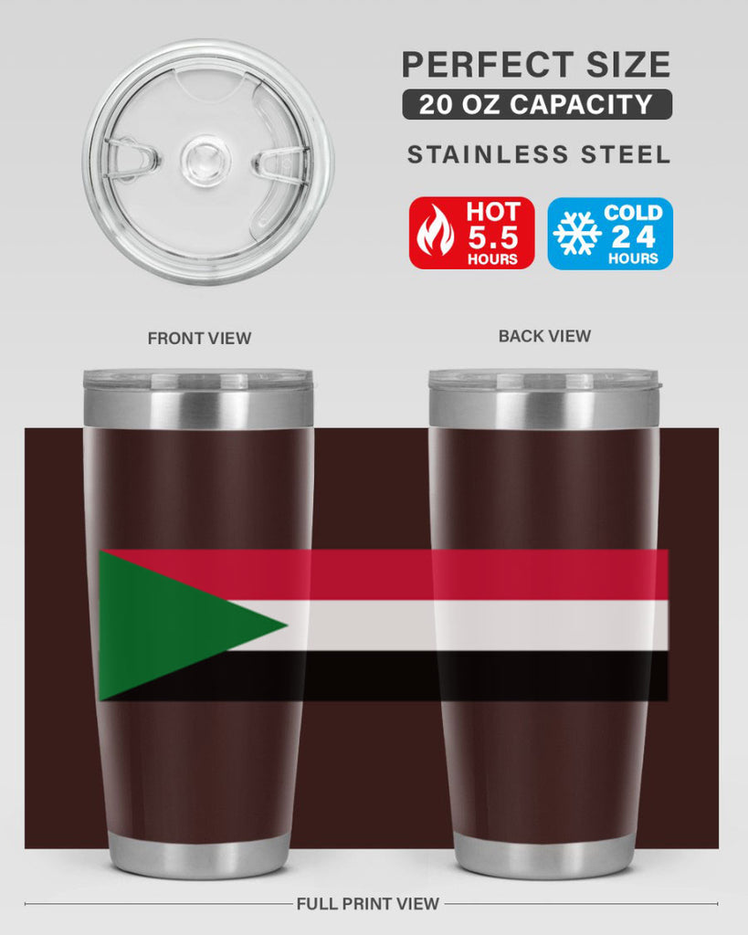 Sudan 31#- world flags- Tumbler