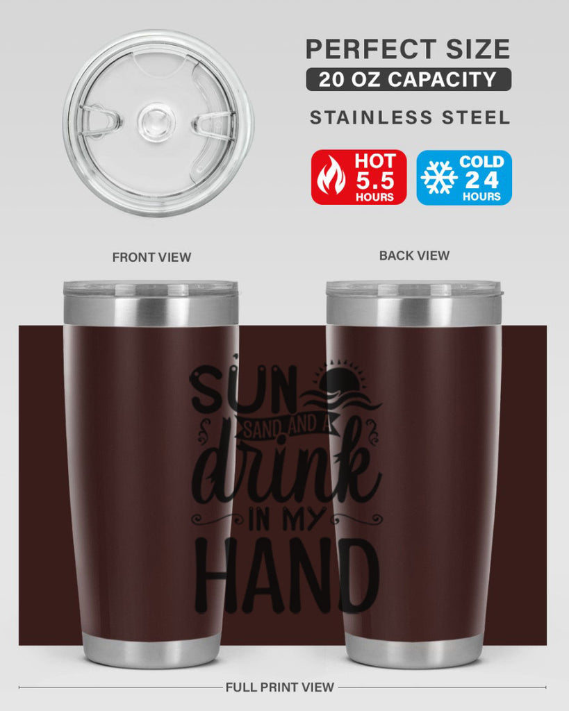 SunSandandaDrink 481#- zodiac- Tumbler