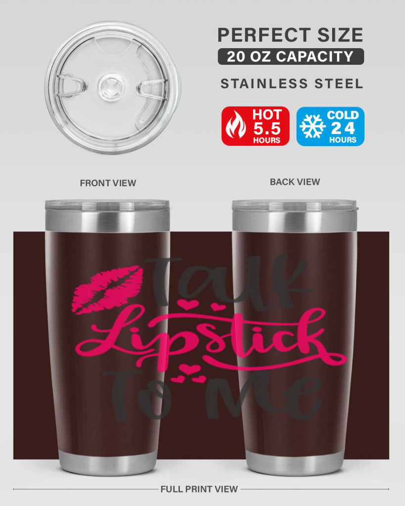 Talk Lipstick To Me Style 217#- make up- Tumbler