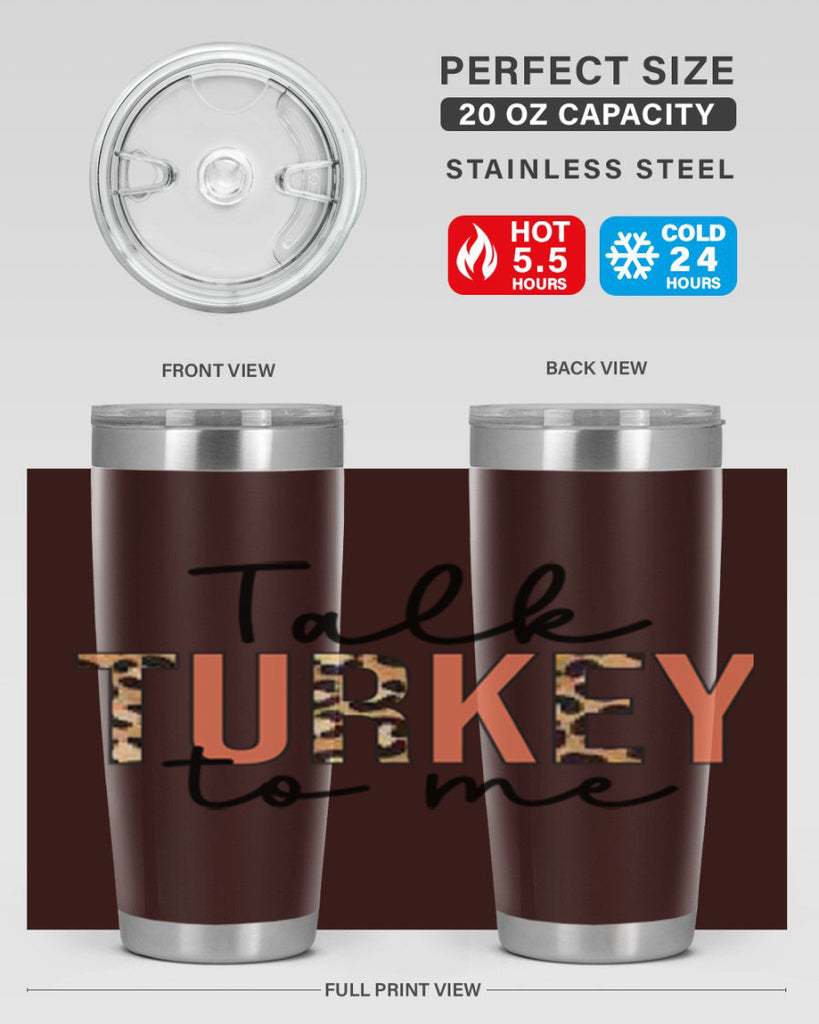 Talk turkey to me 595#- fall- Tumbler