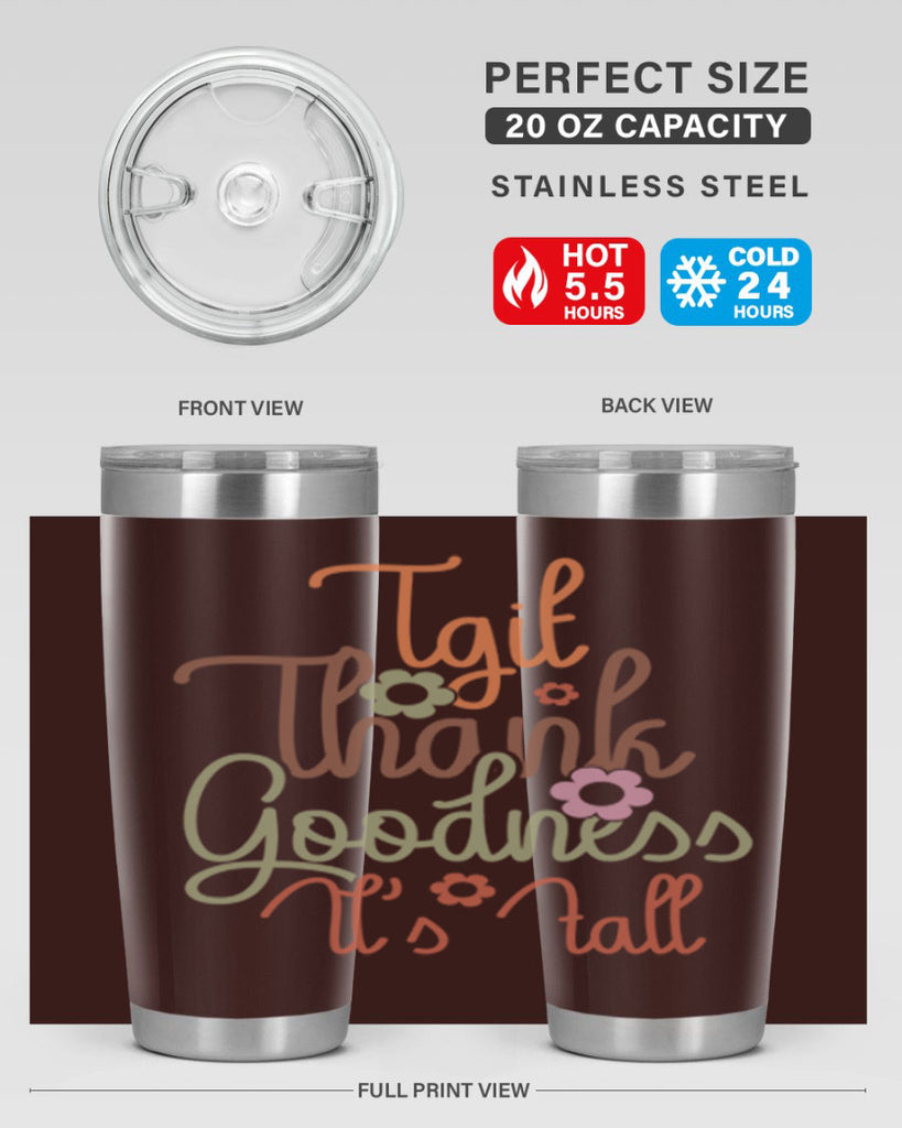 Tgif Thank Goodness Its Fall 596#- fall- Tumbler