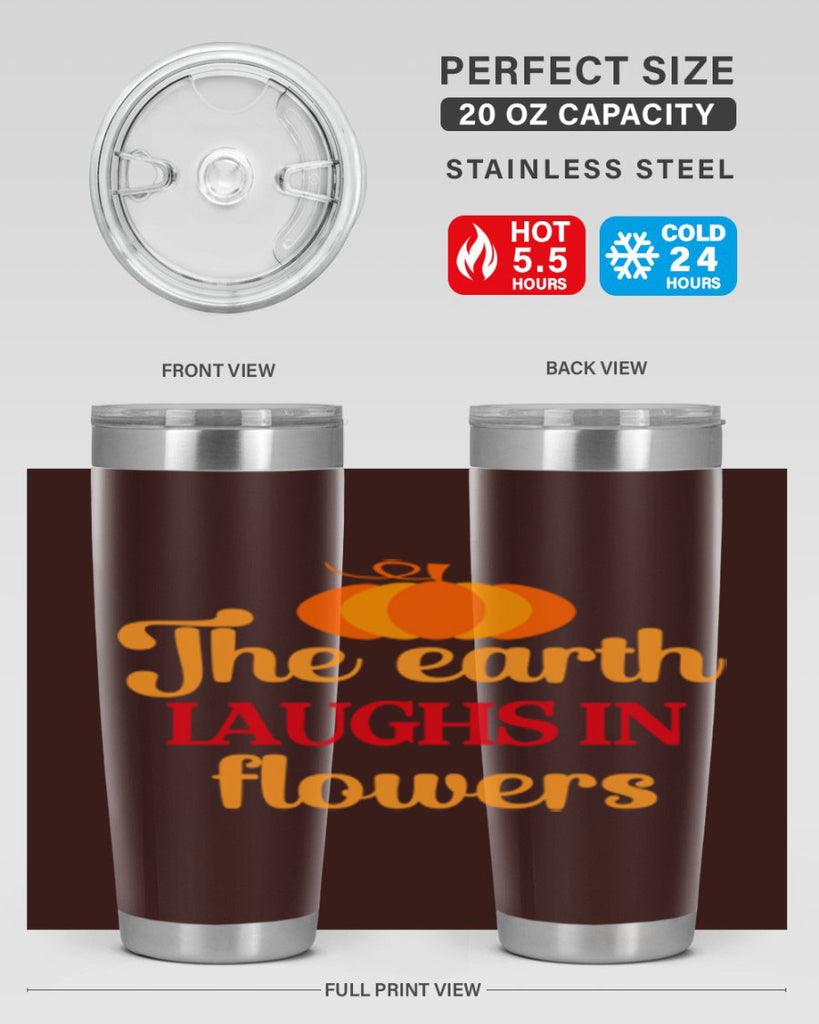 The earth laughs in flowers 538#- spring- Tumbler
