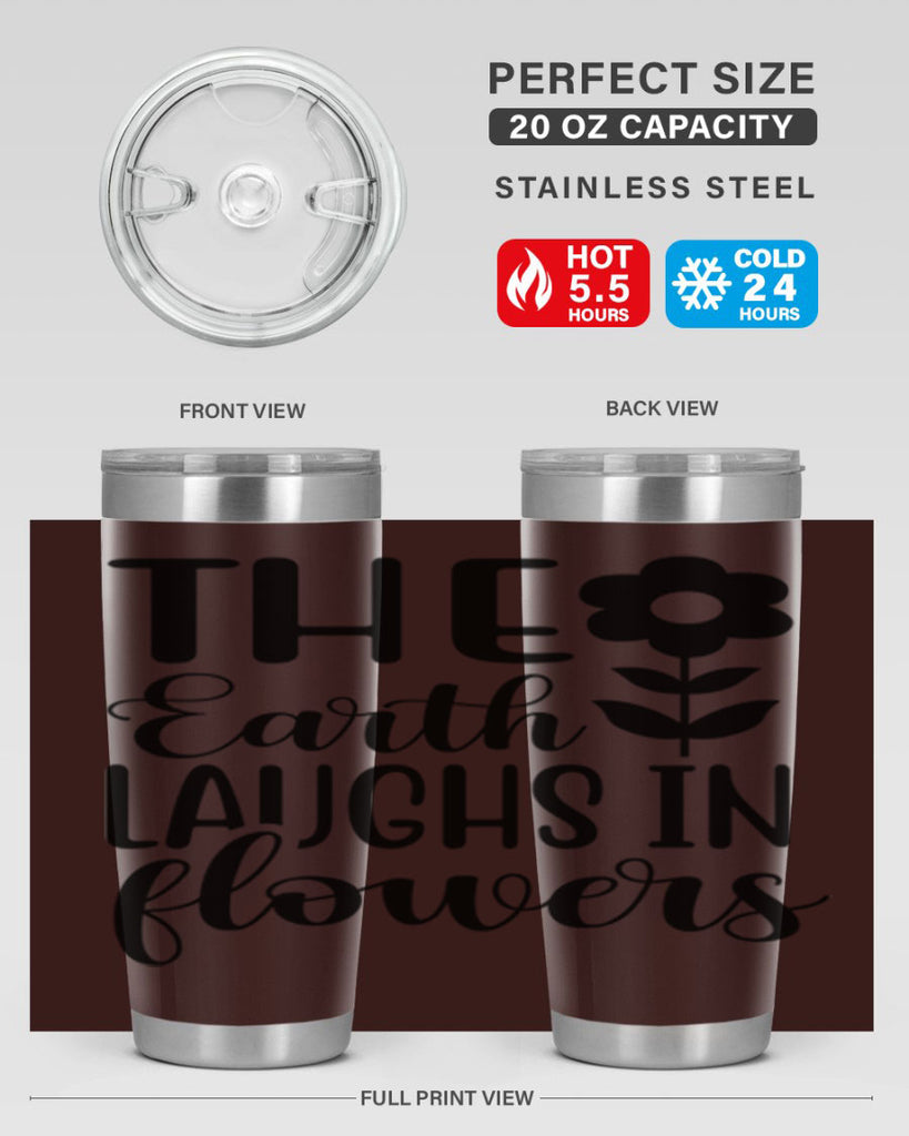 The earth laughs in flowers 548#- spring- Tumbler