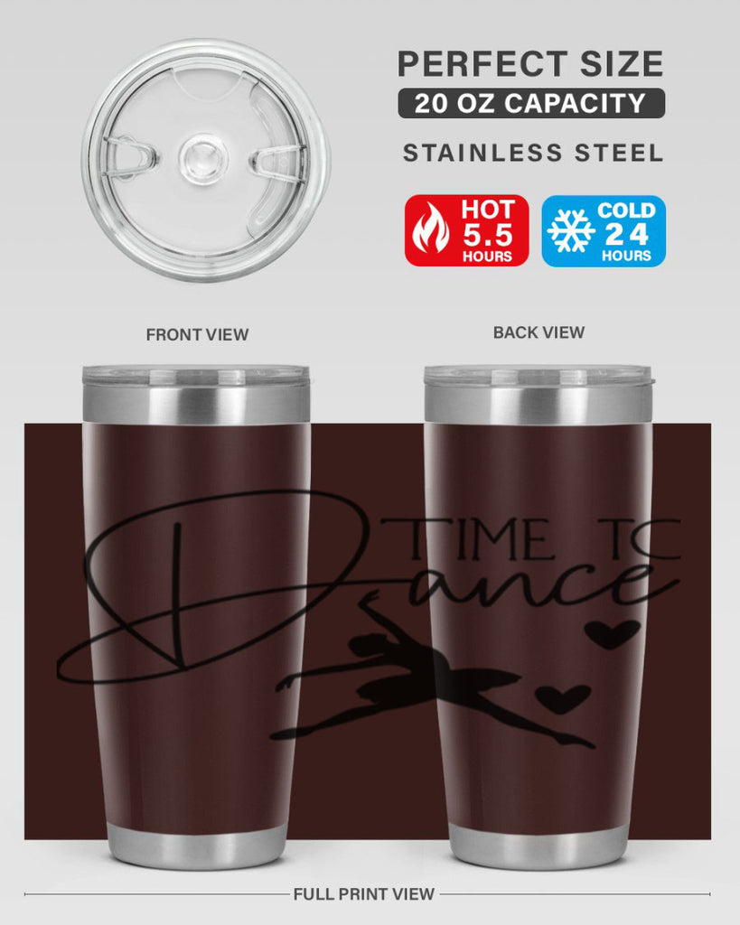 Time to Dance 85#- ballet- Tumbler