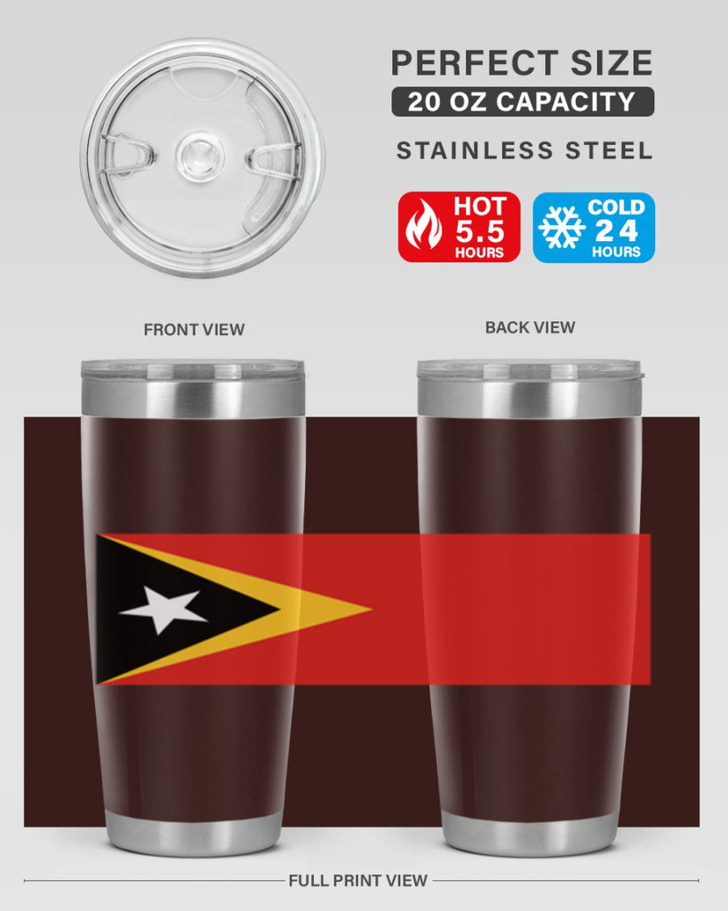 TimorLeste 22#- world flags- Tumbler