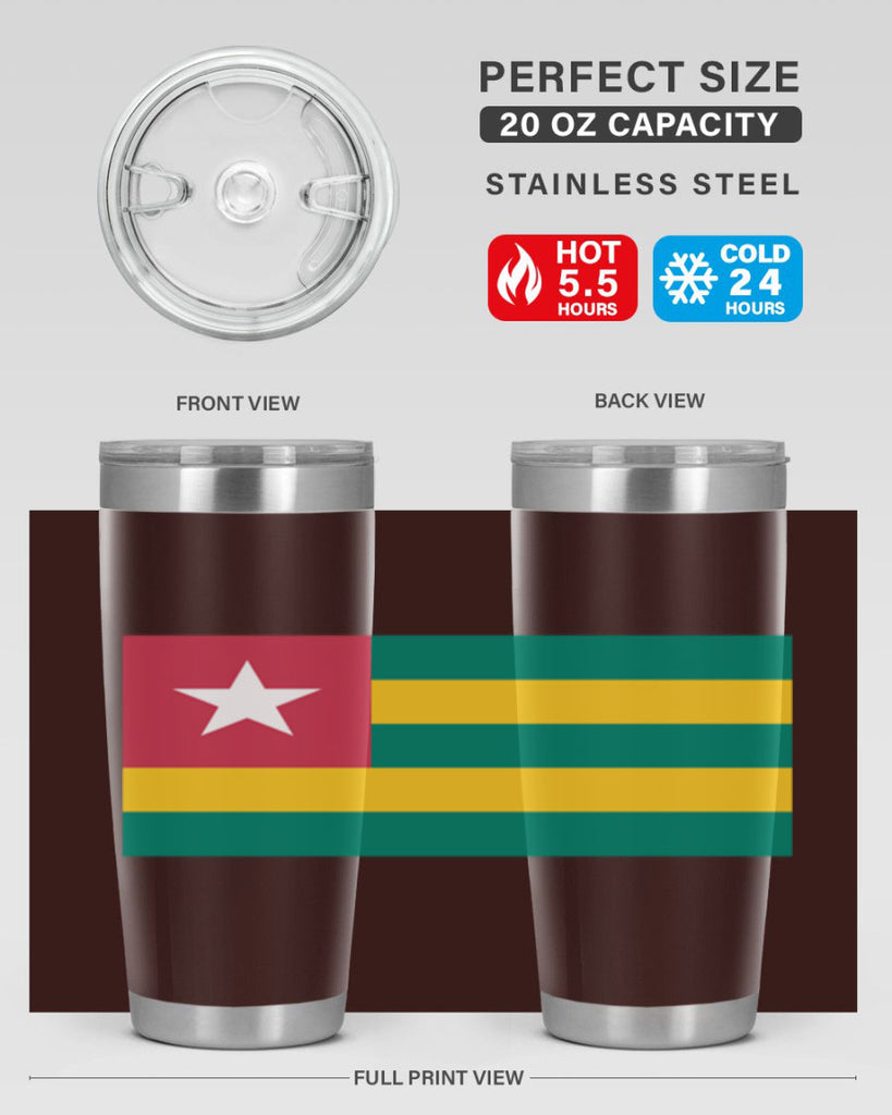 Togo 21#- world flags- Tumbler