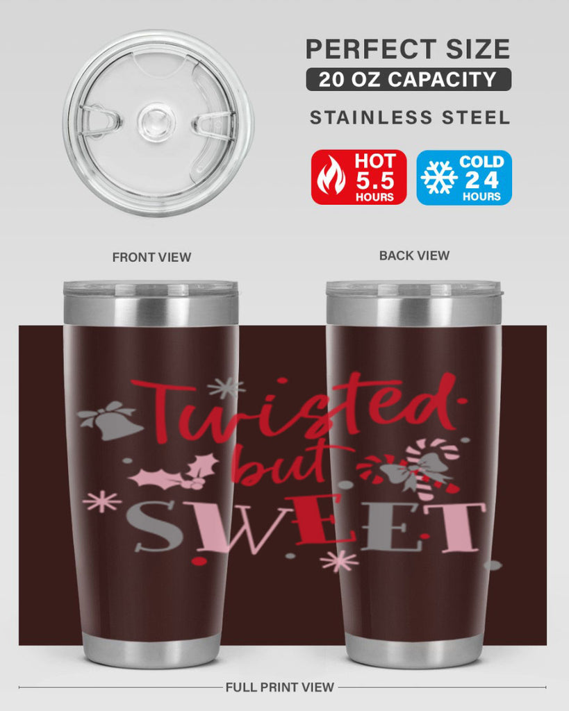 Twisted but sweet 424#- winter- Tumbler