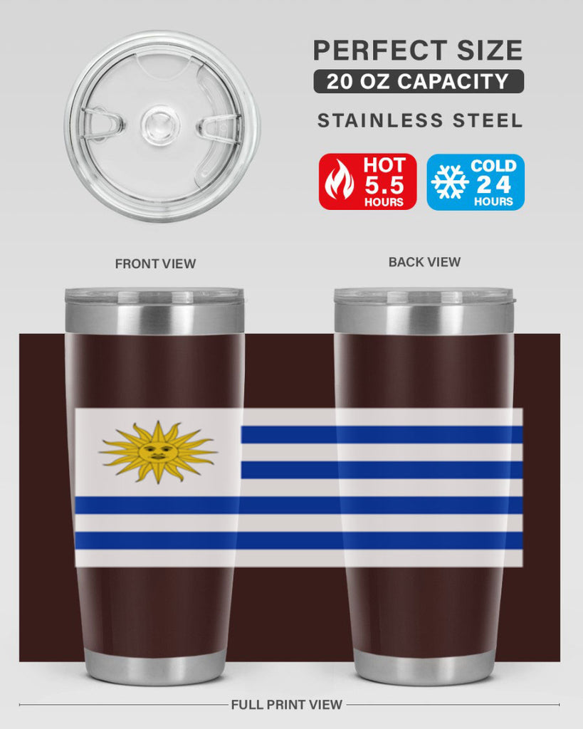 Uruguay 9#- world flags- Tumbler