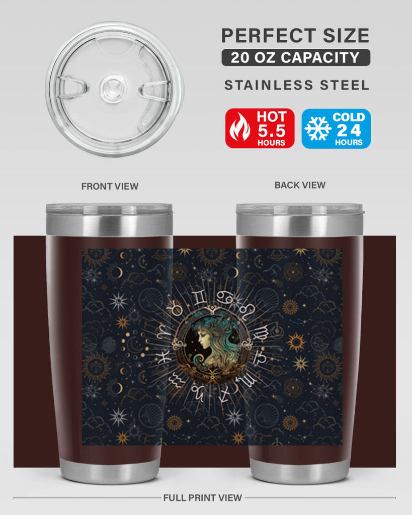 Virgo Straight 529#- zodiac- Tumbler