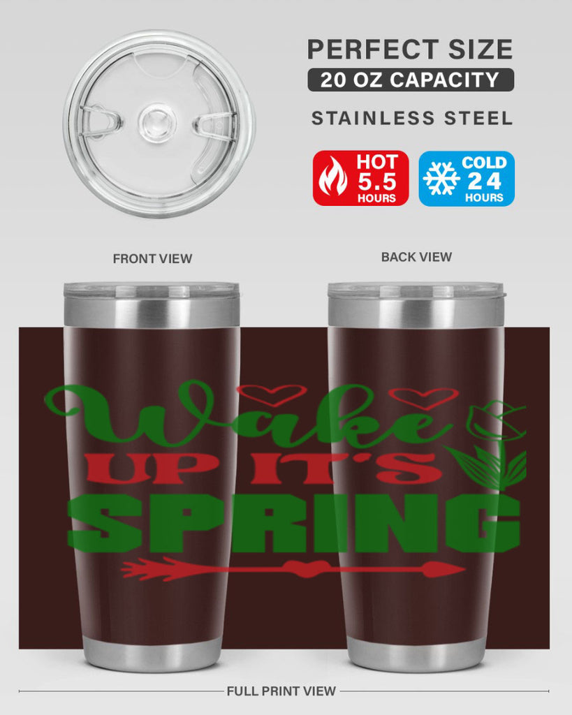 Wake Up Its Spring 562#- spring- Tumbler