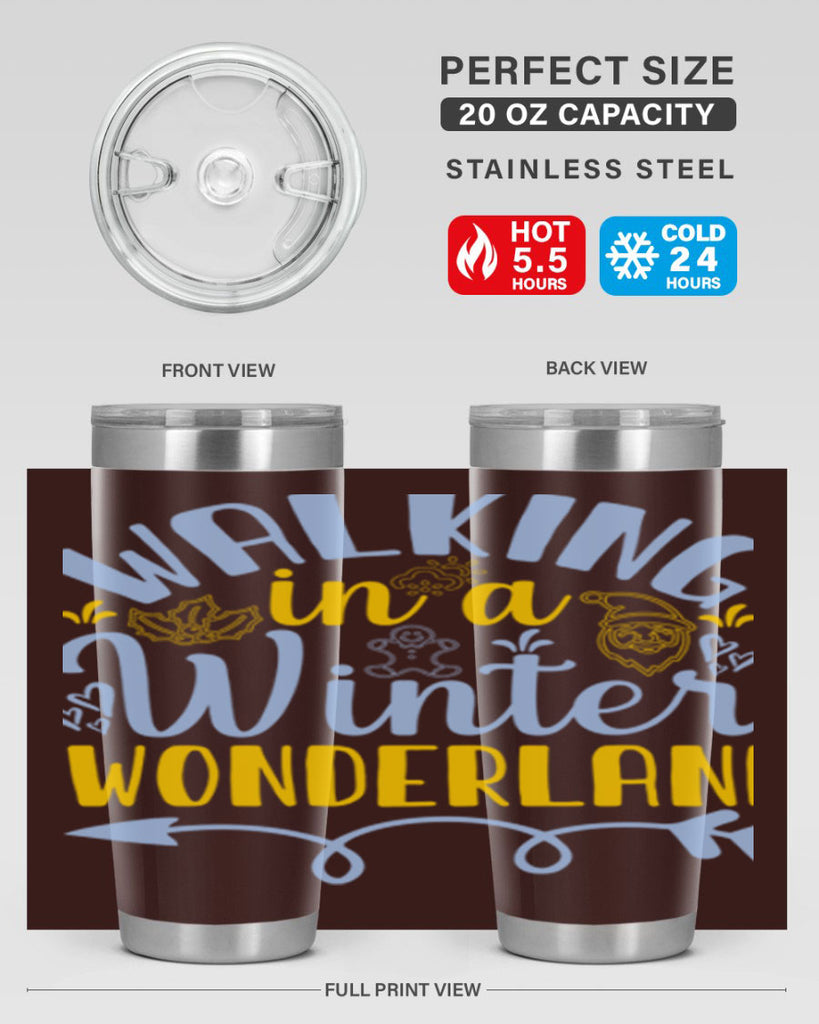 Walking in a winter wonderland440#- winter- Tumbler
