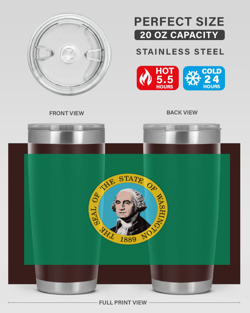 Washington 4#- stateflags- Tumbler