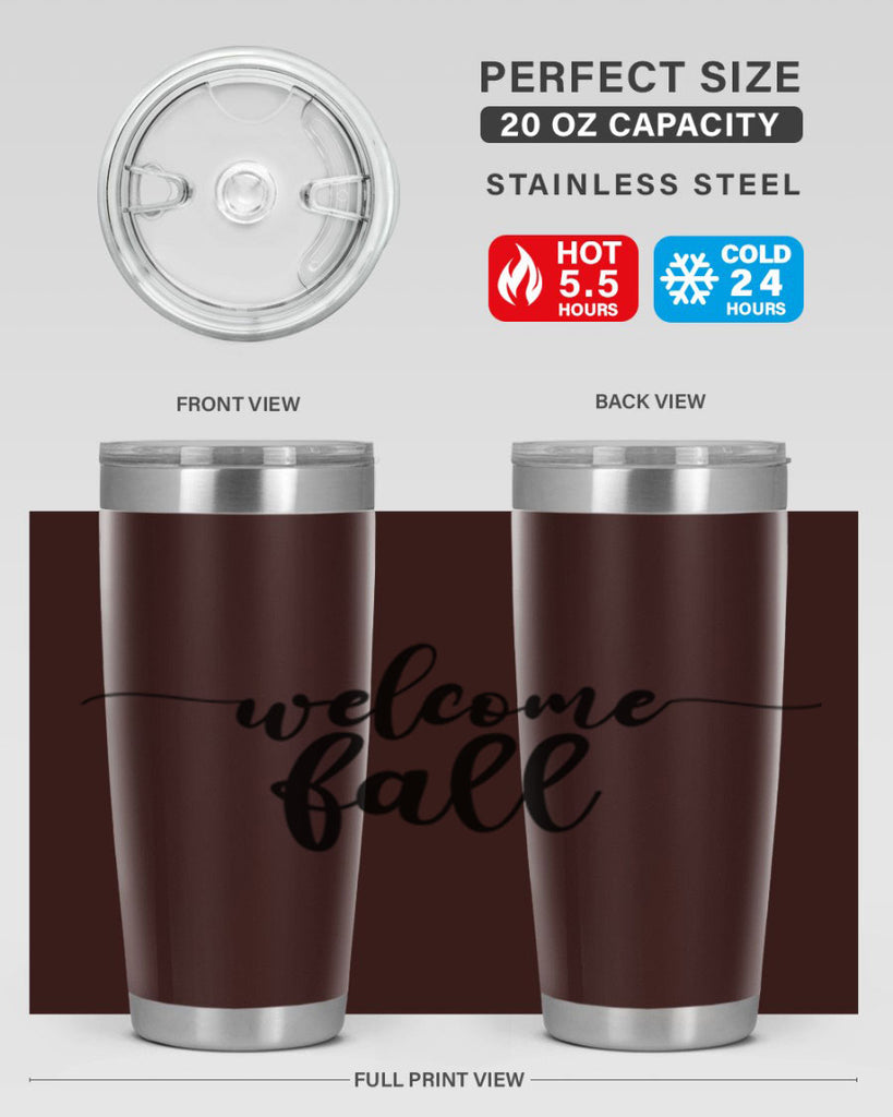 Welcome Fall 630#- fall- Tumbler
