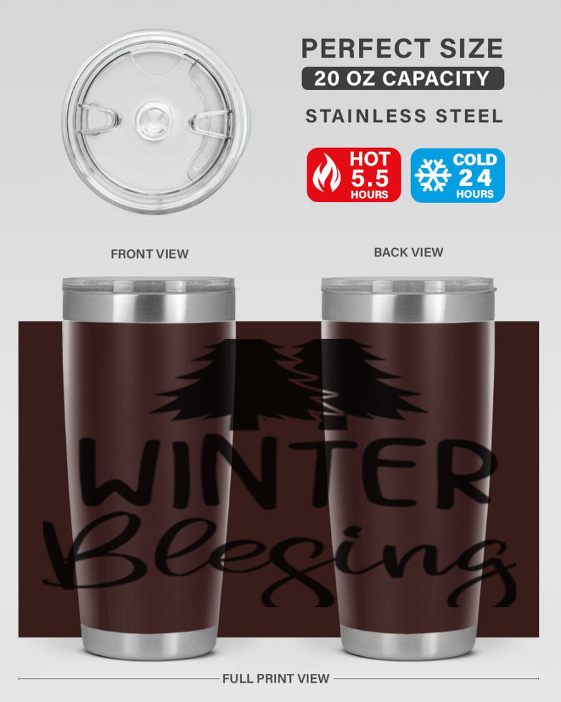 Winter Blesing483#- winter- Tumbler