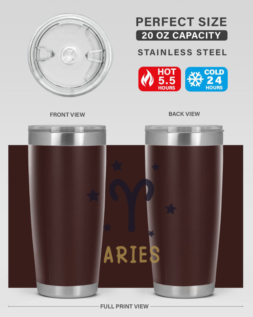 aries 135#- zodiac- Tumbler