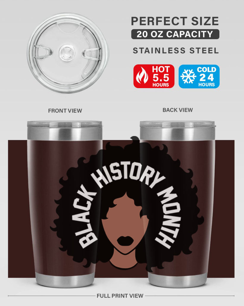 black history month afro woman 239#- black words phrases- Cotton Tank