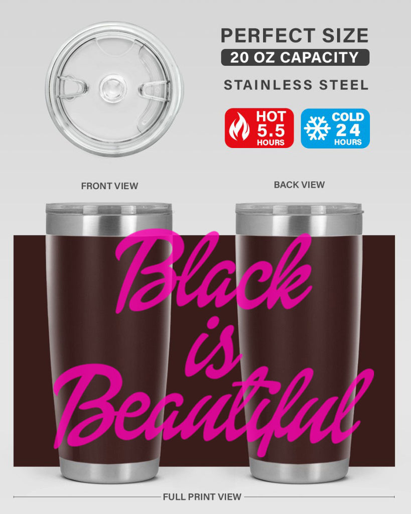 black is beautiful 200#- black words phrases- Cotton Tank
