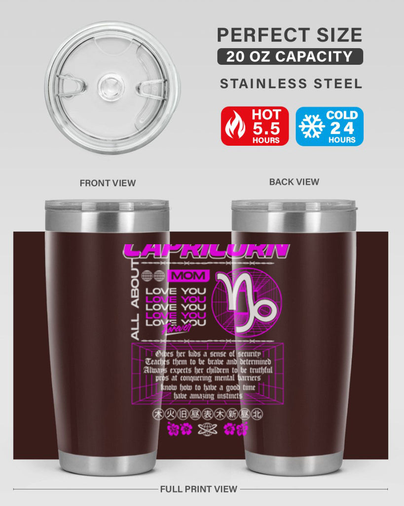 capricorn 208#- zodiac- Tumbler