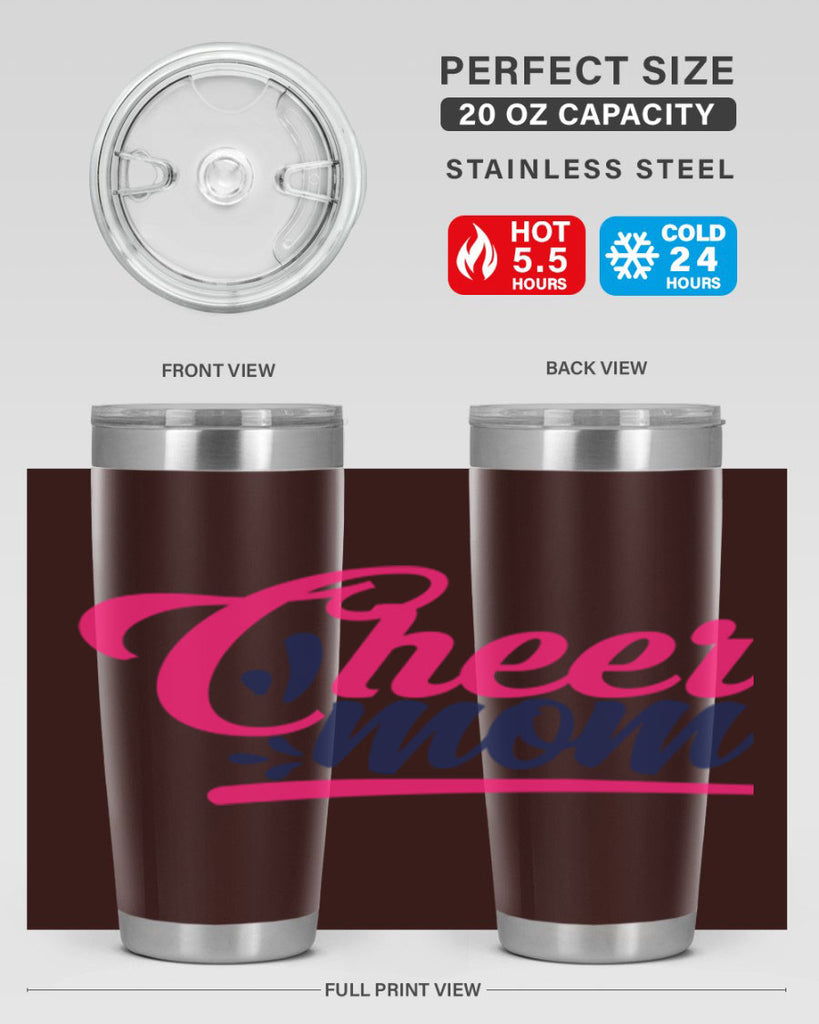 cheer mom 1745#- cheer- Tumbler