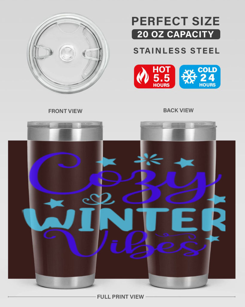 cozy winter vibes 66#- winter- Tumbler