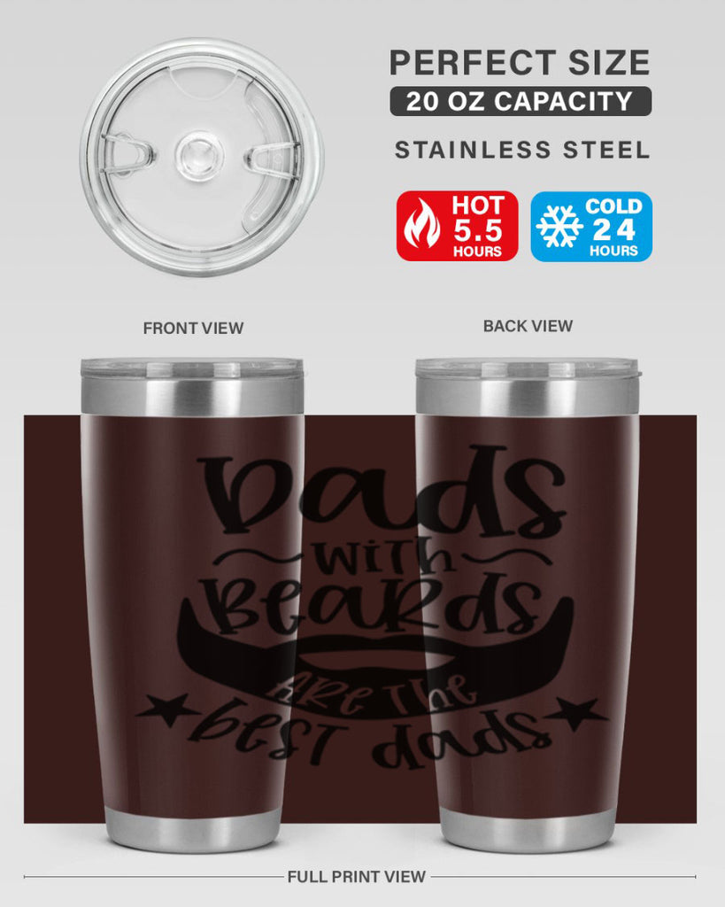 dads with beards are the best dads 53#- fathers day- Tumbler