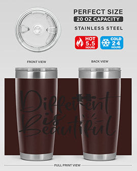 different is beautiful Style 12#- autism- Tumbler
