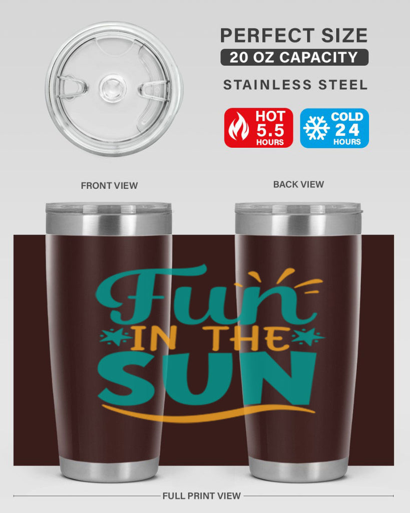 fun in the sun Style 103#- summer- Tumbler