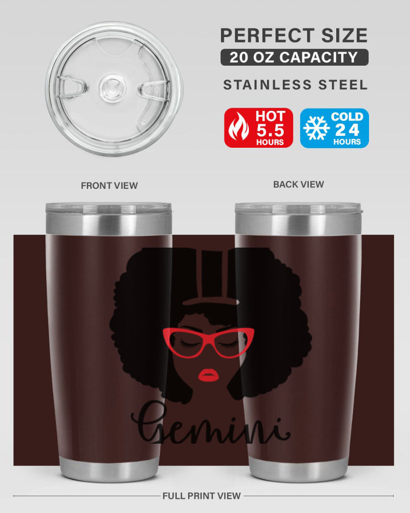 gemini 235#- zodiac- Tumbler
