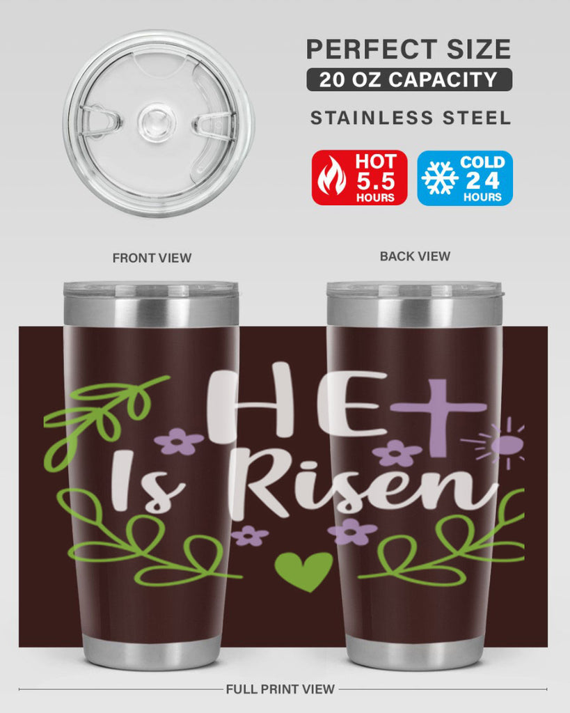 he is risen 79#- easter- Tumbler