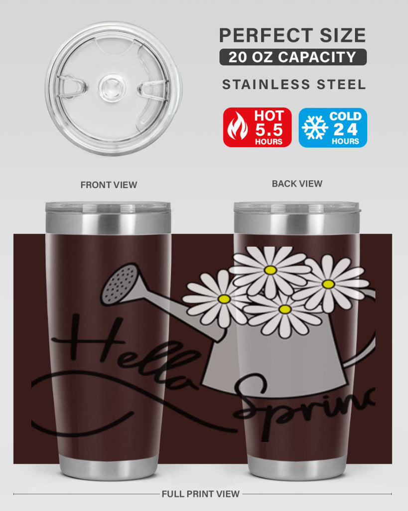 hello spring watering can208#- spring- Tumbler