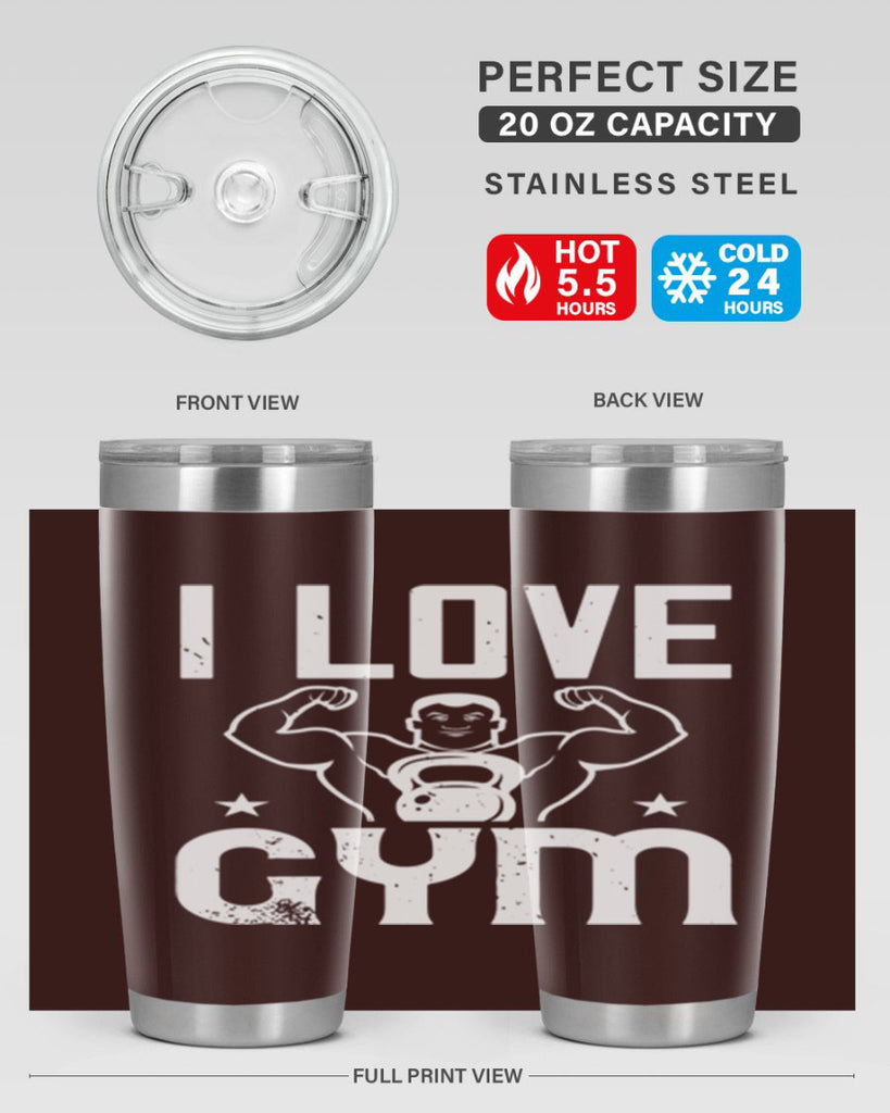 i love gym 88#- gym- Tumbler