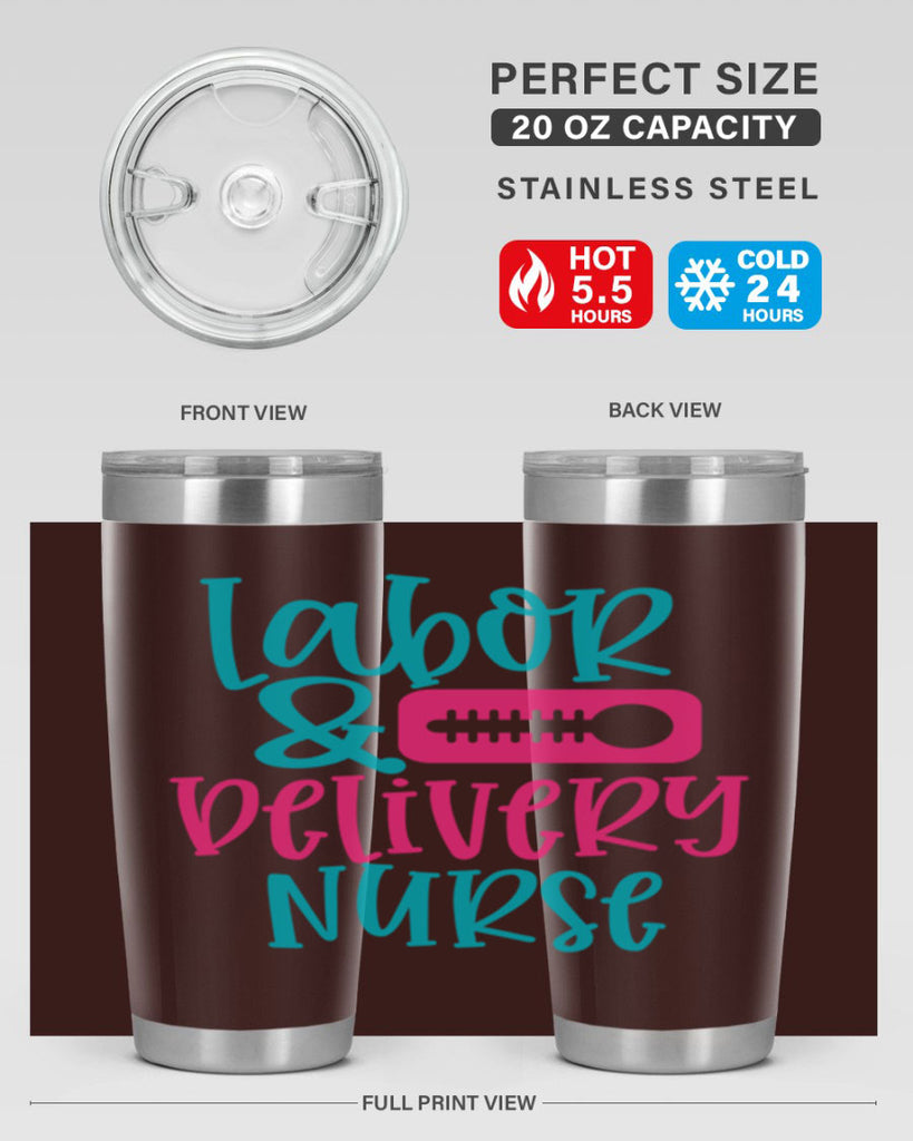labor belivery nurse Style 377#- nurse- tumbler