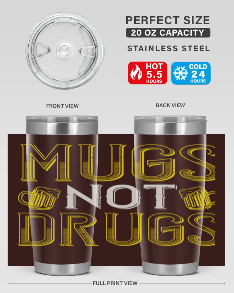 mugs not drugs Style 113#- St Patricks Day- Tumbler