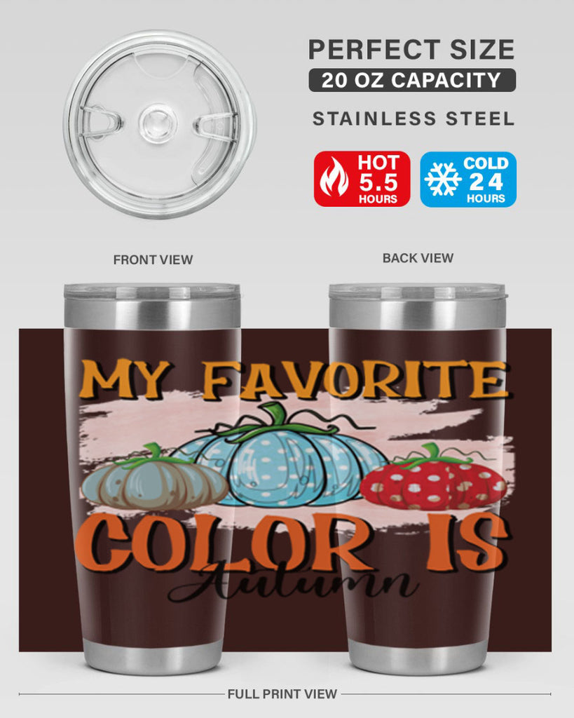 my favorite color is autumn 436#- fall- Tumbler