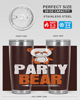 party bear 25#- Bears- Tumbler